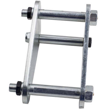 2 Pcs Extended Shackles compatible for Toyota Landcruiser 73 75 40 60 Series Front or Rear