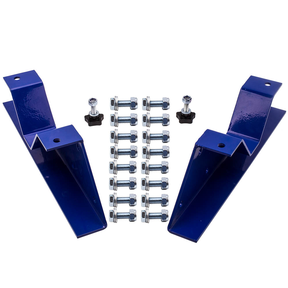 ECOTRIC Pair Rear Frame C Notch Kit Bolt In For 1963-1972 Chevy C10 Gmc Pickup Truck