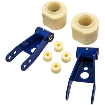 Lift Kit Front 3inch Coil Spacer Rear 2inch Shackles compatible for Jeep Cherokee XJ 84-01