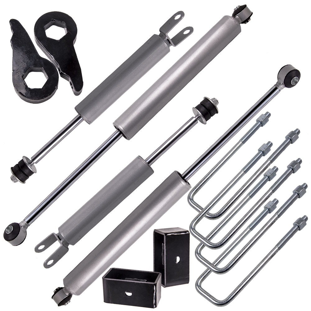 1inch-3inch Leveling Lift Kit Shocks compatible for Chevrolet GMC 1500 1999-2004 2005 06