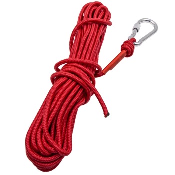 Kit pêche aimant 120kg, diamètre 26mm avec boulon à oeil + 10m corde aimant néodyme