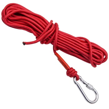 Kit pêche aimant 120kg, diamètre 26mm avec boulon à oeil + 10m corde aimant néodyme