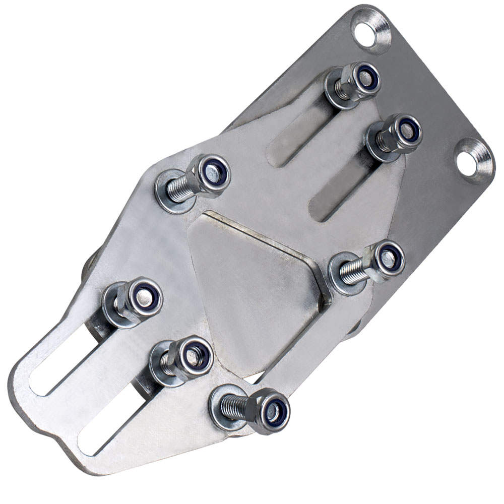Adjustable Motor Mounts Adapters Raw Steel for Chevy SBC BBC LS Engines
