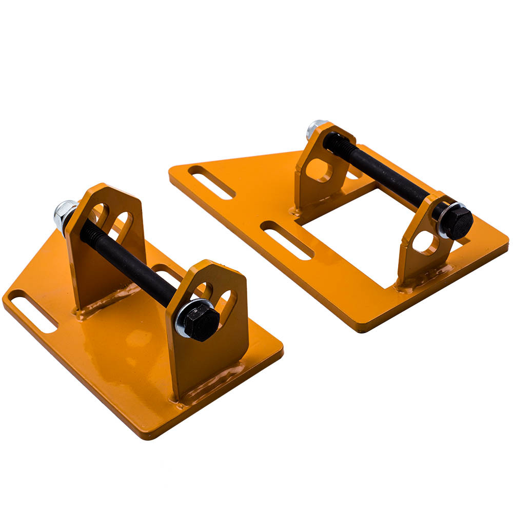 Adjustable Motor Swap Mount Brackets Adapter Kits for S10 S15 2WD SBC Base Engines compatible for V8