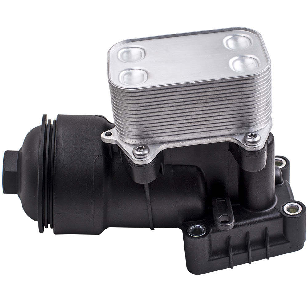 Maxpeedingrods US Oil Cooler Housing with Radiator Cap Gasket Compatible for Audi VW Skoda 03L115389C 03L1153