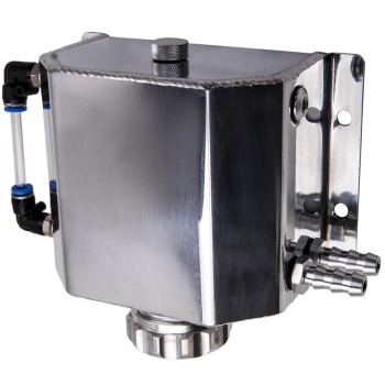 Tanque de recuperación de desbordamiento de refrigerante de radiador de aluminio de 1000 ml Motor universal frío