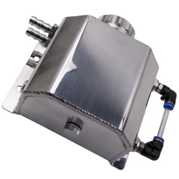 Tanque de recuperación de desbordamiento de refrigerante de radiador de aluminio de 1000 ml Motor universal frío