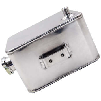 2.5 L Aluminium Alloy Water Coolant Radiator Universal Expansion Tank Overflow