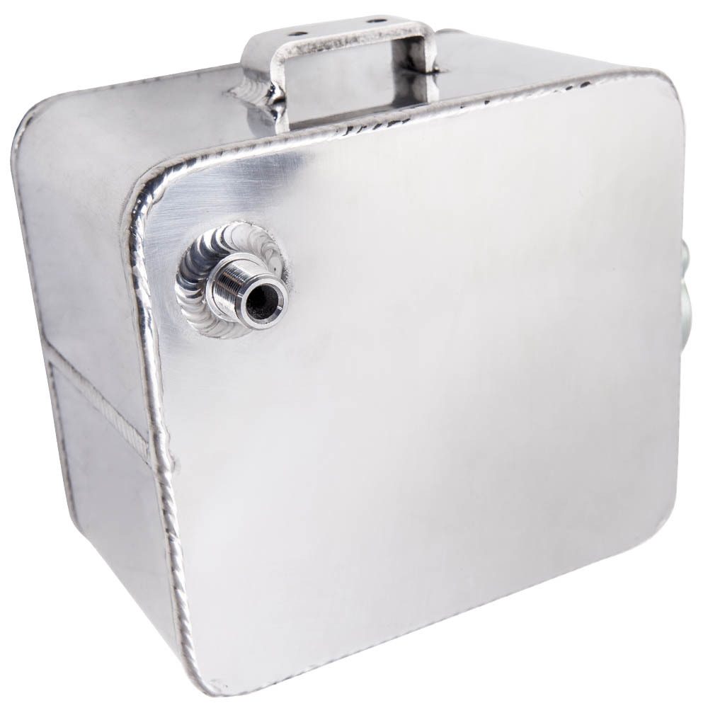 2.5 L Aluminium Alloy Water Coolant Radiator Universal Expansion Tank Overflow