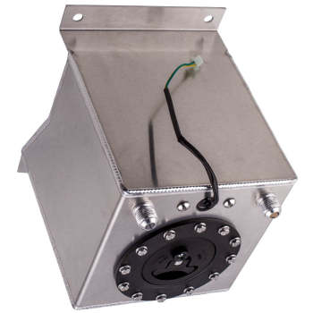 Universal 2.5 Gallon 10L Fuel Cell Tank Lightweight Aluminum with fuel sender