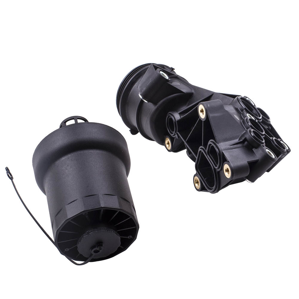 Oil Filter Base Housing compatible for VW Mk5 Jetta compatible for Golf Beetle 2.5L 07K115397D 2006-2010