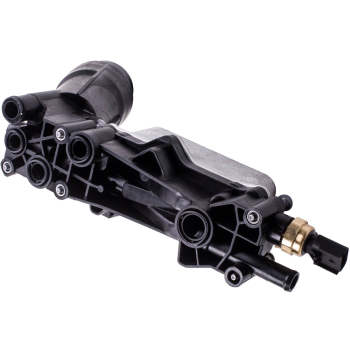 Oil Cooler Filter Adapter Housing compatible for Chrysler Jeep Dodge Ram 1500 3.6L V6