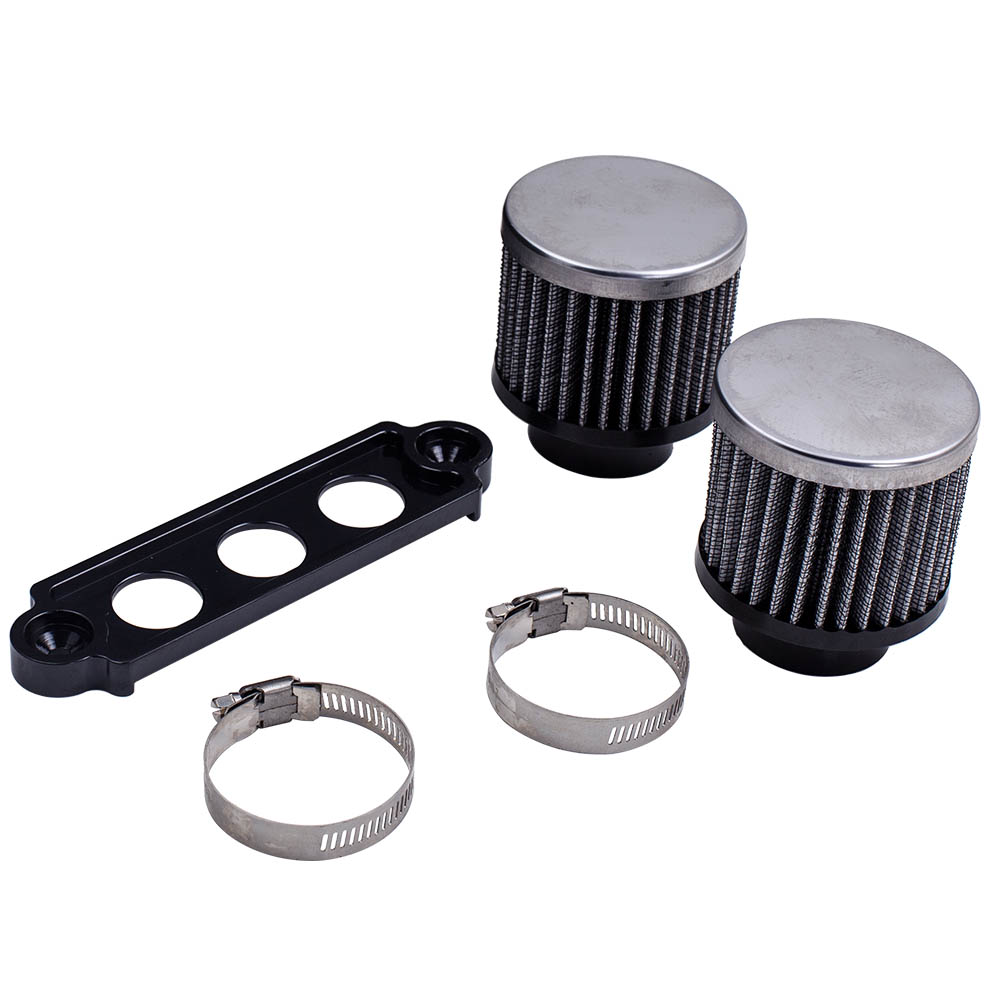 PLM Power Driven Universal Oil Catch Can Kit Breather Tank