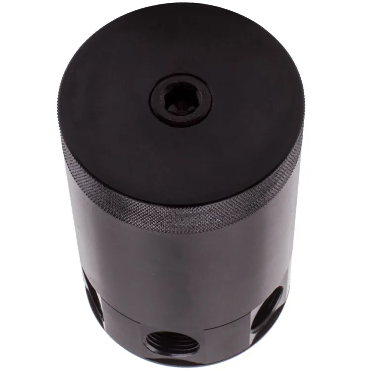 Universal 3-port Oil Catch/can/tank/reservoir Air-oil Separator Racing Baffled E - Foto 14
