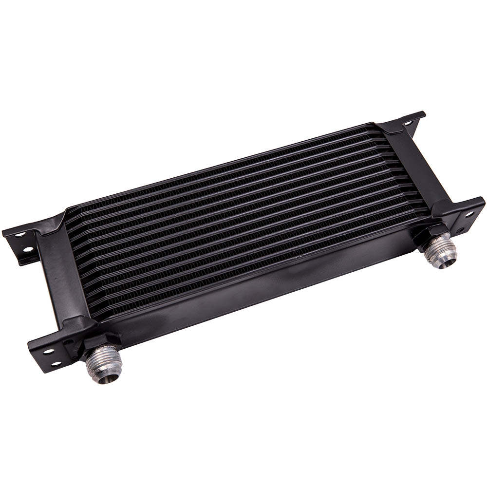 Adattatore filtro AN10 a 13 file per radiatore olio nero in alluminio T-6061 di alta qualità
