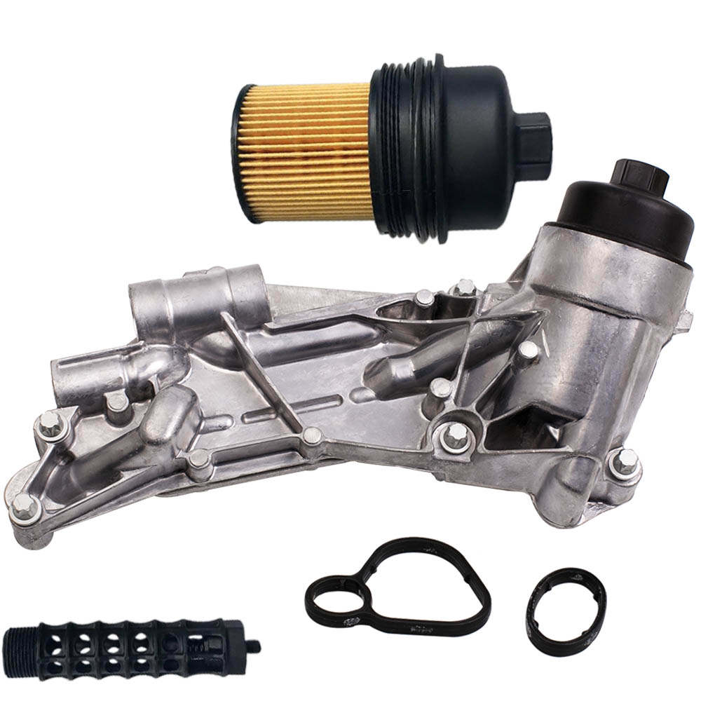 MaxpeedingrodsPerformance Engine Oil Cooler w/ Filter compatible for