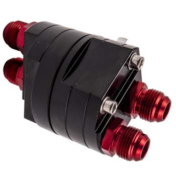 10-AN10 Oil Filter Relocation Kit with Universal Cooler Sandwich Plate Adapter