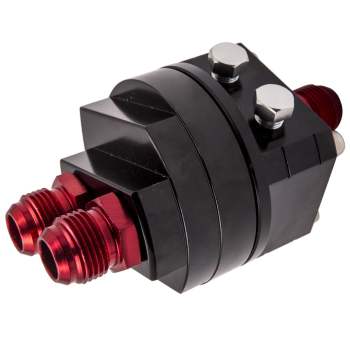 10-AN10 Oil Filter Relocation Kit with Universal Cooler Sandwich Plate Adapter