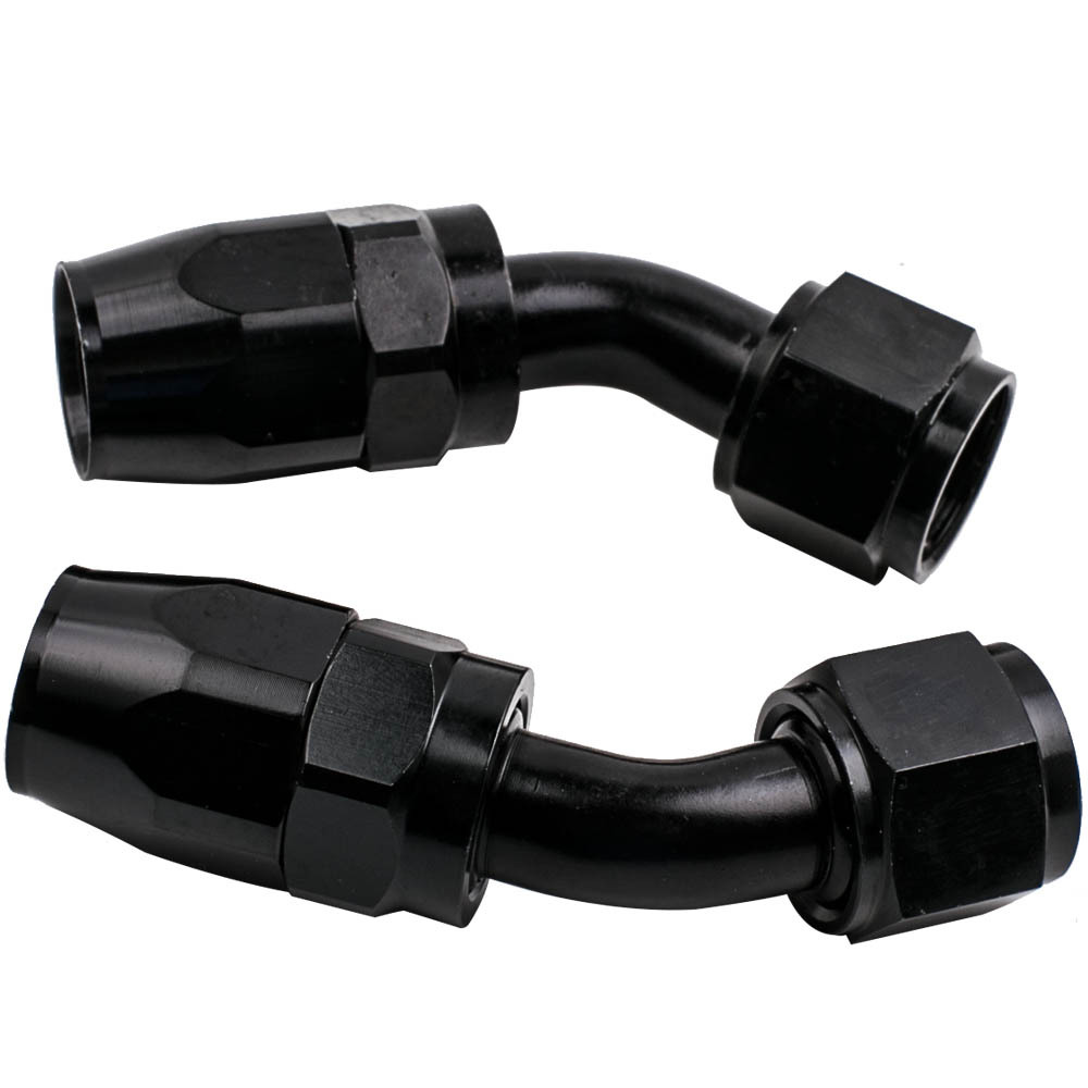 AN10 12Feet Steel Nylon Braided Oil Fuel Line Hose End Fitting Adaptor Kit