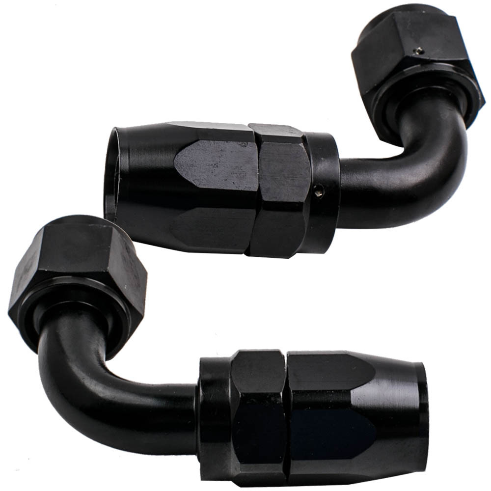 AN10 12Feet Steel Nylon Braided Oil Fuel Line Hose End Fitting Adaptor Kit