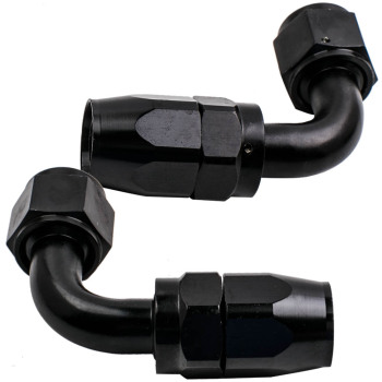 AN10 12Feet Steel Nylon Braided Oil Fuel Line Hose End Fitting Adaptor Kit