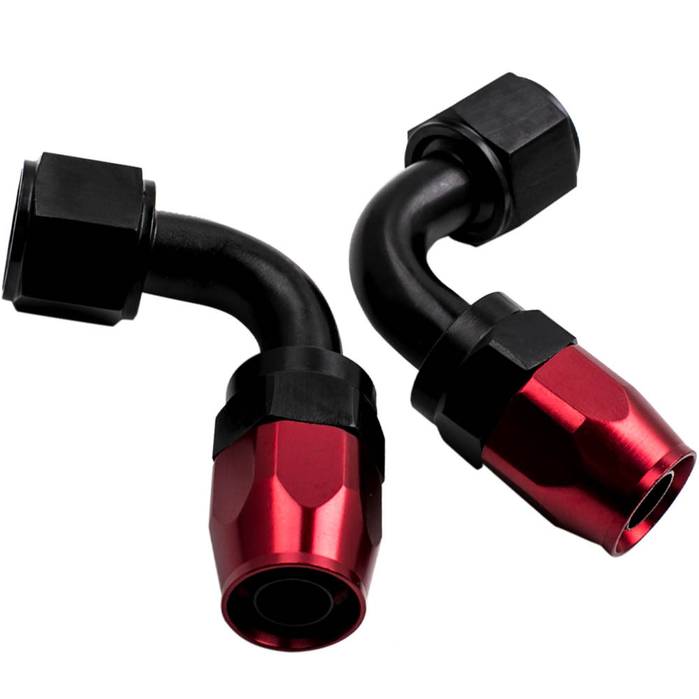 AN10 -10AN Fitting Stainless Steel Braided Oil Fuel Hose Line Kit 16FT 16 Feet