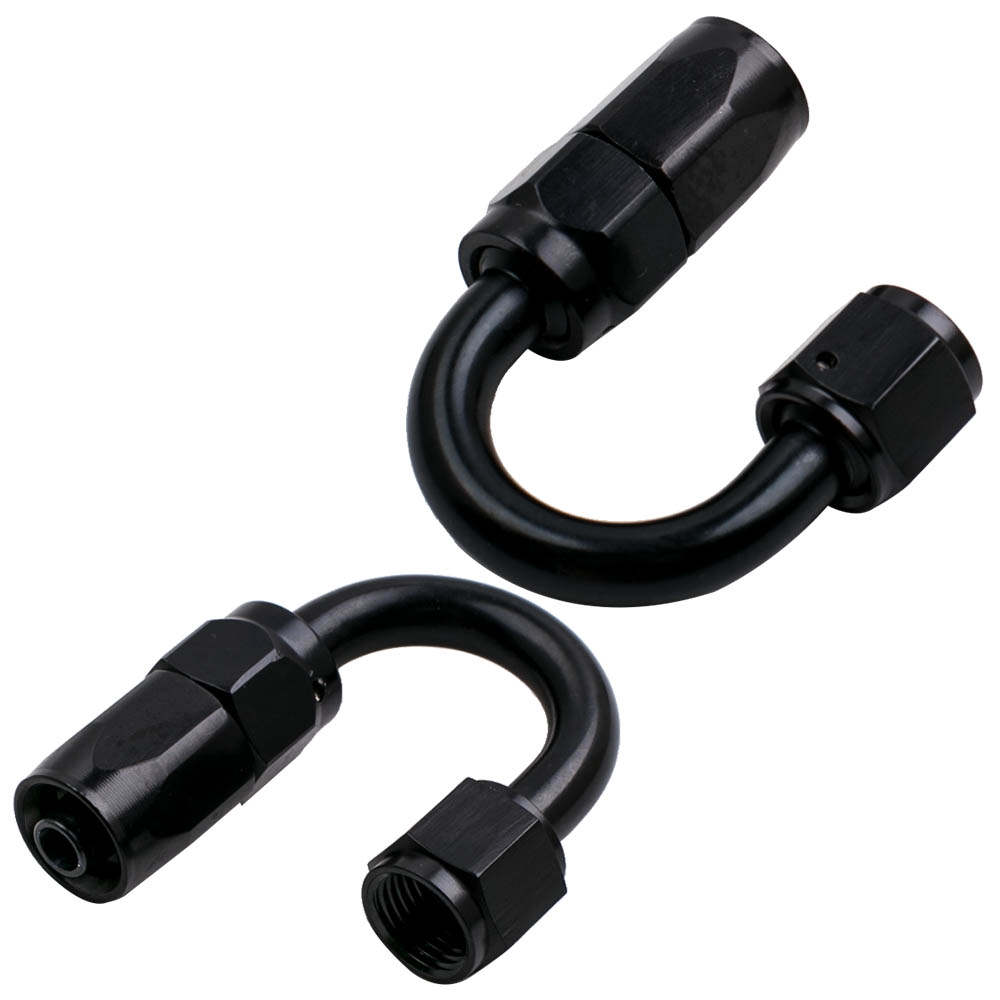 AN6 AN6 Nylon Stainless Steel Braided Fuel Hose End Adapter Kit Oil