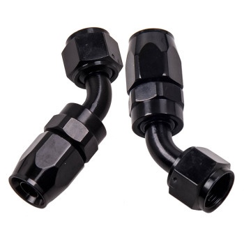 AN8 8AN AN-8 Nylon Braided OIL FUEL Line Fitting Hose End Adaptor KIT 16.4FT