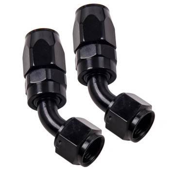 AN8 8AN AN-8 Nylon Braided OIL FUEL Line Fitting Hose End Adaptor KIT 16.4FT