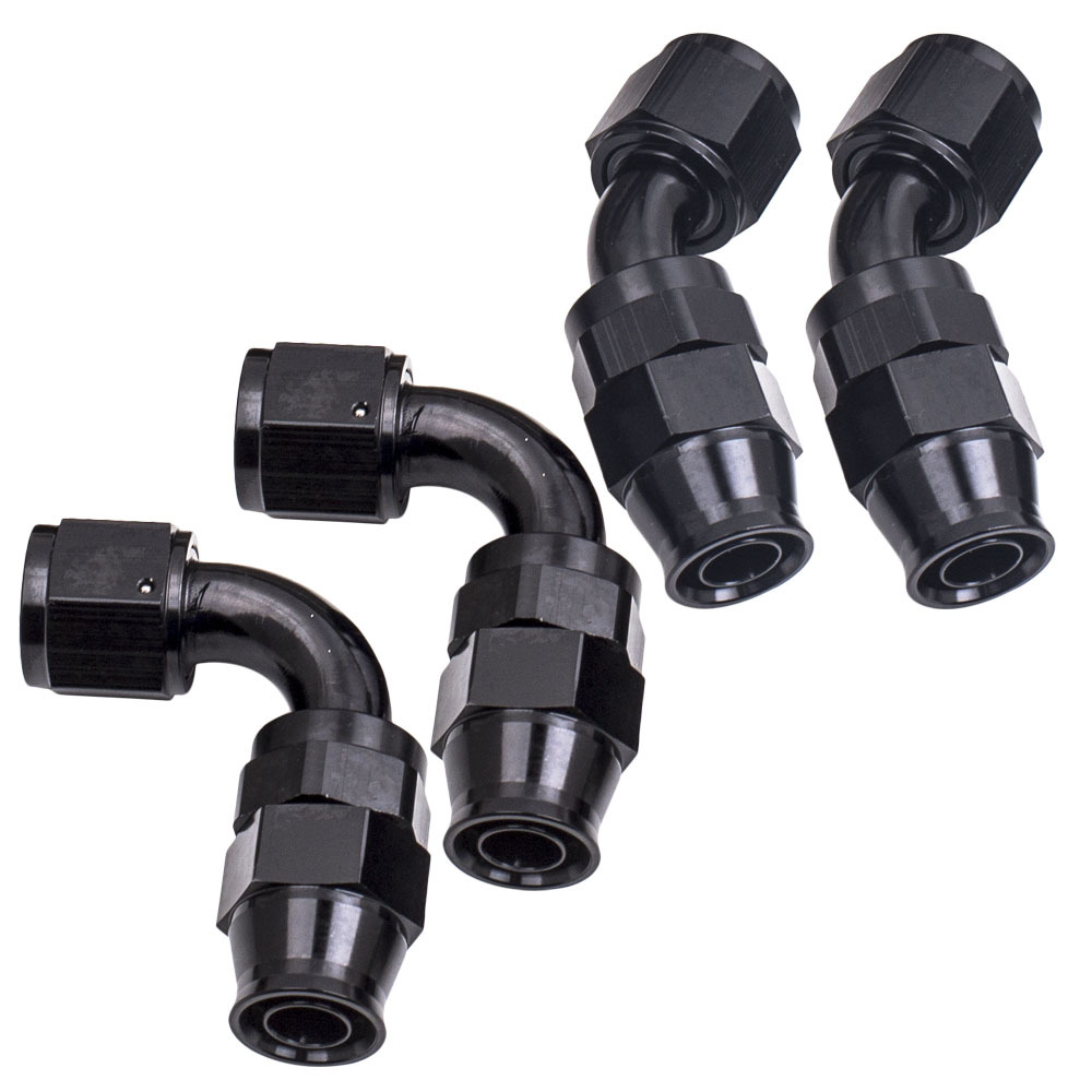 10AN 20Feet / 6M en acier inoxydable PTFE Fuel Line AN10 Fitting Swivel Hose Kit