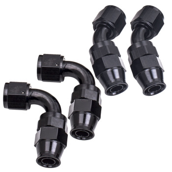 10AN 20Feet / 6M en acier inoxydable PTFE Fuel Line AN10 Fitting Swivel Hose Kit