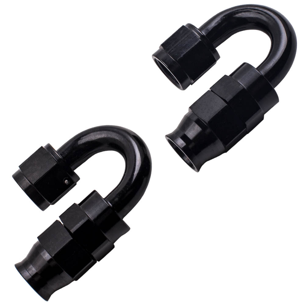 AN6 Nylon Acier Inoxydable Tressé Huile Carburant Ligne + Raccord Tuyau 6 m / 20ft Kit Nouveau