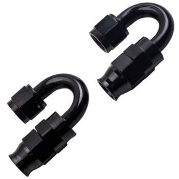 New AN6 Braided PTFE E85 Ethanol Oil Line Fuel Hose End Fitting 20FT 6 Meters