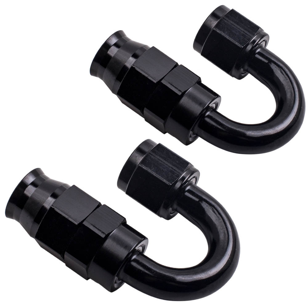 AN6 Nylon Acier Inoxydable Tressé Huile Carburant Ligne + Raccord Tuyau 6 m / 20ft Kit Nouveau