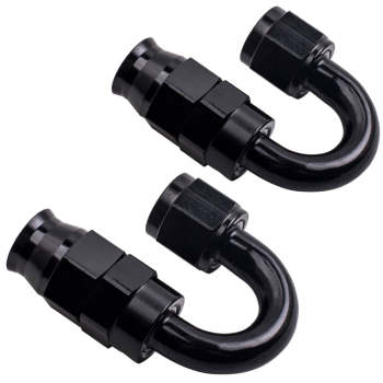 New AN6 Braided PTFE E85 Ethanol Oil Line Fuel Hose End Fitting 20FT 6 Meters