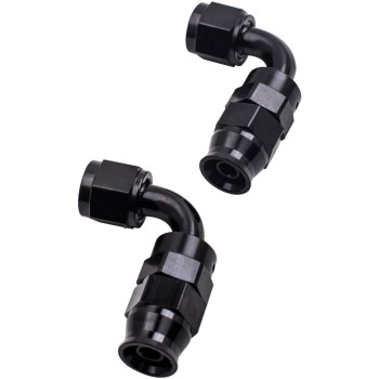 AN6 Nylon Acier Inoxydable Tressé Huile Carburant Ligne + Raccord Tuyau 6 m / 20ft Kit Nouveau