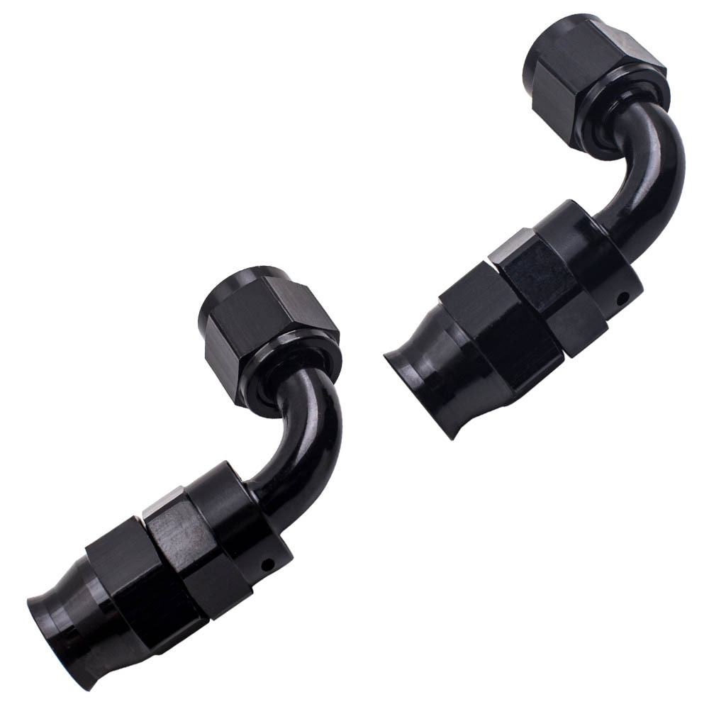 AN6 Nylon Acier Inoxydable Tressé Huile Carburant Ligne + Raccord Tuyau 6 m / 20ft Kit Nouveau