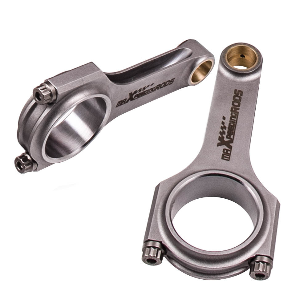Bielles forgéeS en h forme compatible pour Fiat 500 ancien modèle bi-cylindre 120mm bielle ARP boulons 