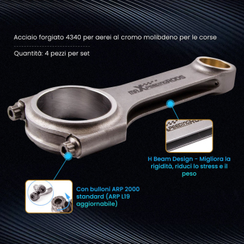 Bielle compatibile per VW Golf GTI 1.8t 225 2.0 16V 20V e compatibile per Audi A3 A4 A6 1.8T