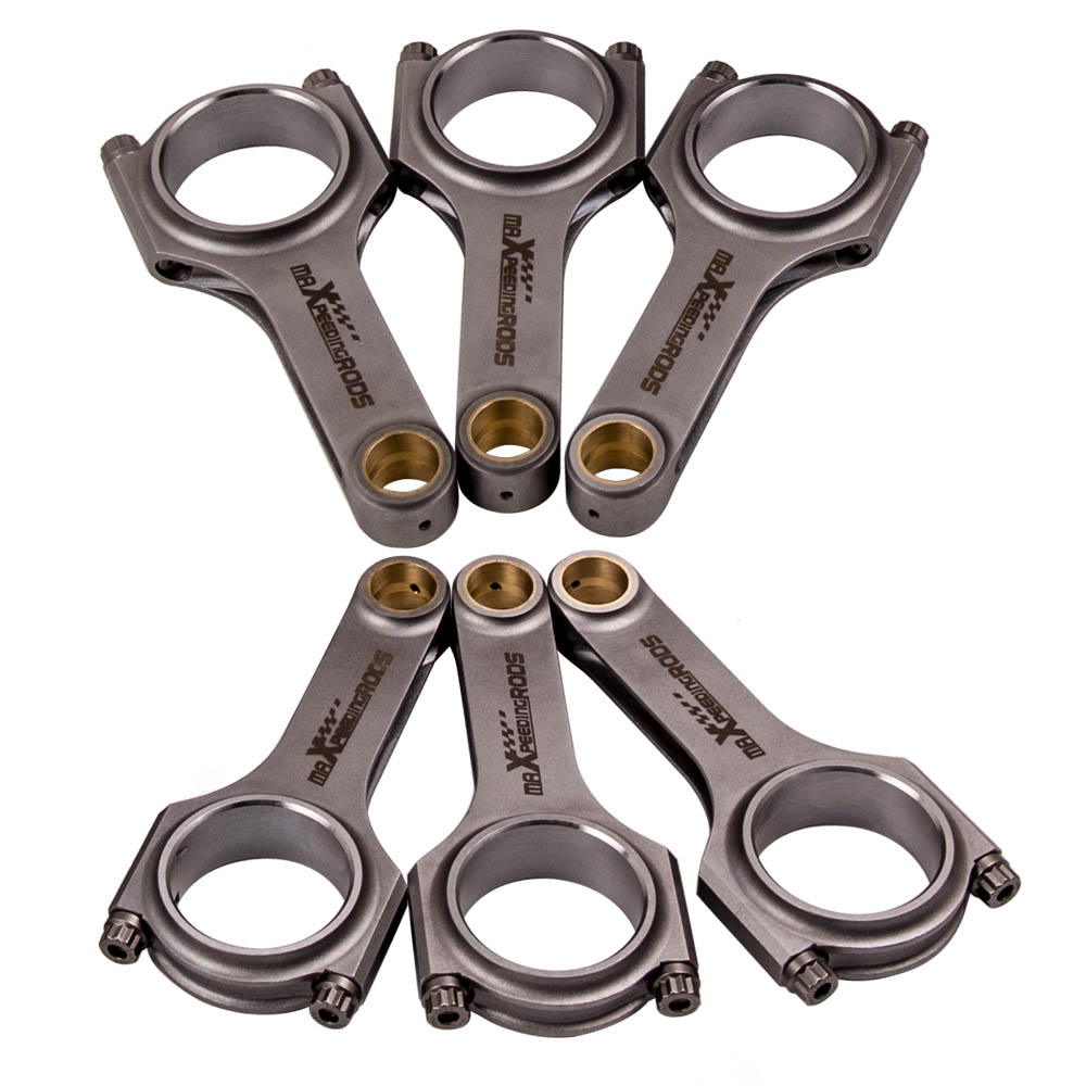 Steel Engine Connecting Rods Conrods compatible for Nissan FJ20