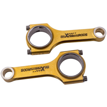 2x Titanizing Bielle Connecting Rods compatibile per Fiat 500 Old Model 2 Cylinder 130mm