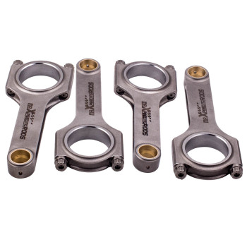 4x Titanizing Connecting Rods Conrod Bielle compatibile per Hyundai 1.6 Gamma T-GDI G4FJ