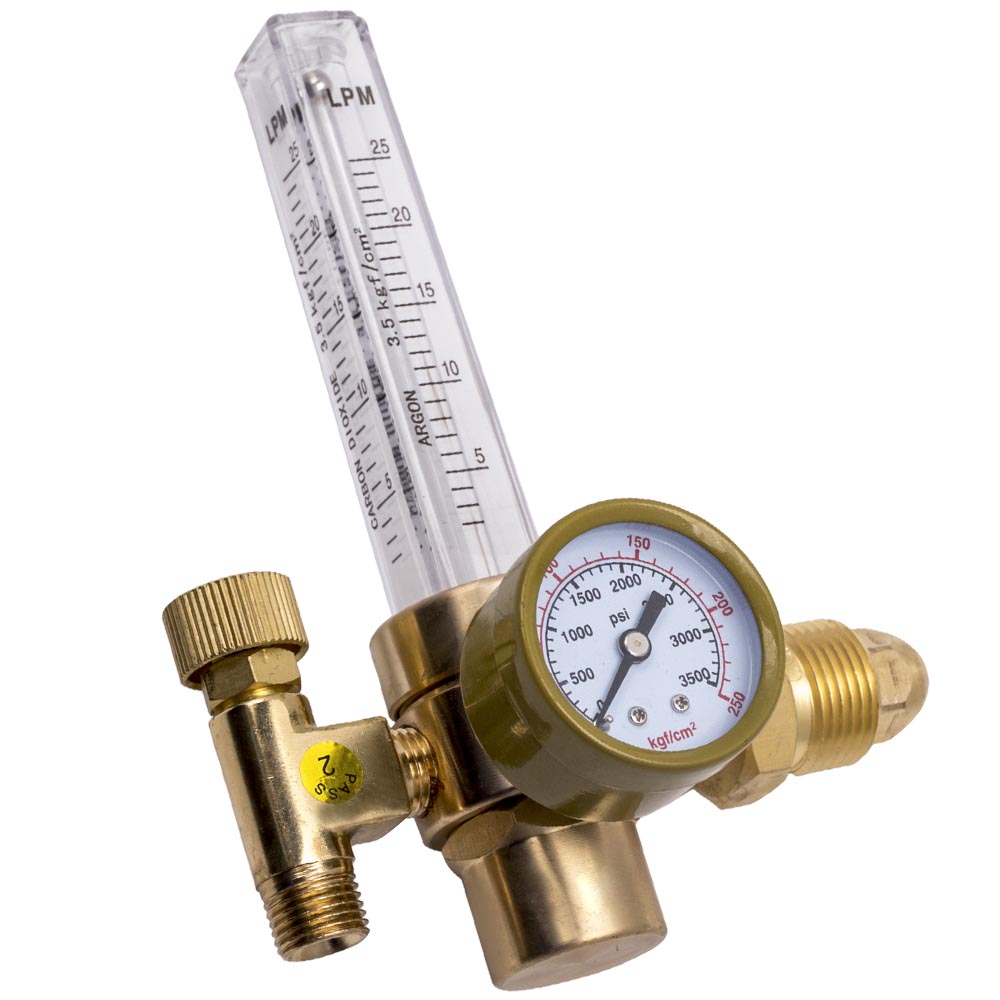 RX WELD Argon/CO2 Mig Tig Flow Meter Gas Regulator Gauge With Gas Hose Welding Weld 