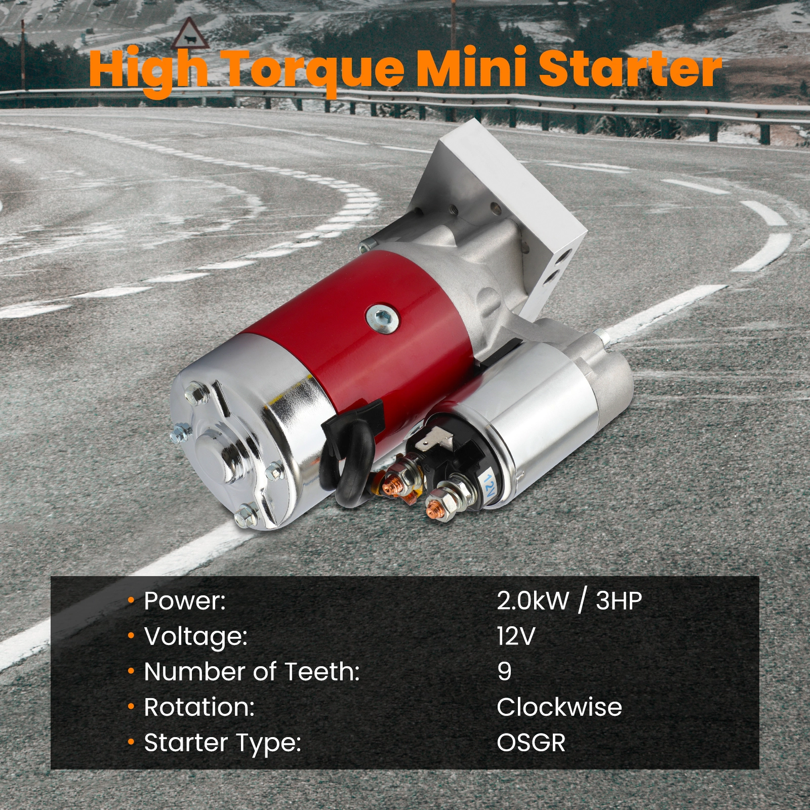 High Torque Mini Starter SBC BBC For CHEVY 3HP 350 454 Block 153