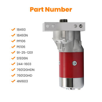 700HP SmallBig Block compatible for CHEVY HD compatible for Mini Starter Motor Red 3HP 305 350 454