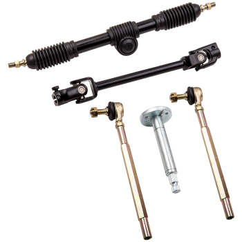 Universal 110cc Go Kart Steering Wheel Parts Assembly Set Adjustable Shaft