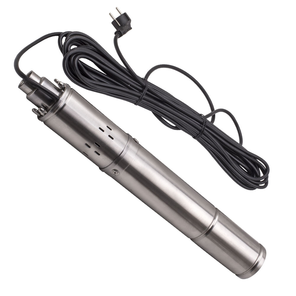 3 inches 1020L/H Deep Well Submersible Bore Pump 250W Max. Head 75m Pipe Pump