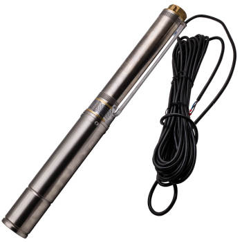 4” 1.1KW Borehole Deep Well Water Submersible Electric Pump + 20m Cable Head 54m