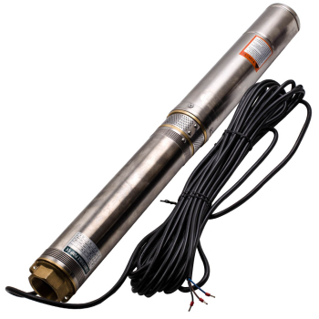 4” 1.1KW Borehole Deep Well Water Submersible Electric Pump + 20m Cable Head 54m