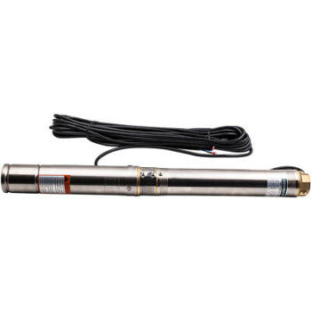 3 inch 76 mm 3800 l / h 370W Deep Well Pump Stainless Steel Submersible Borehole Pump